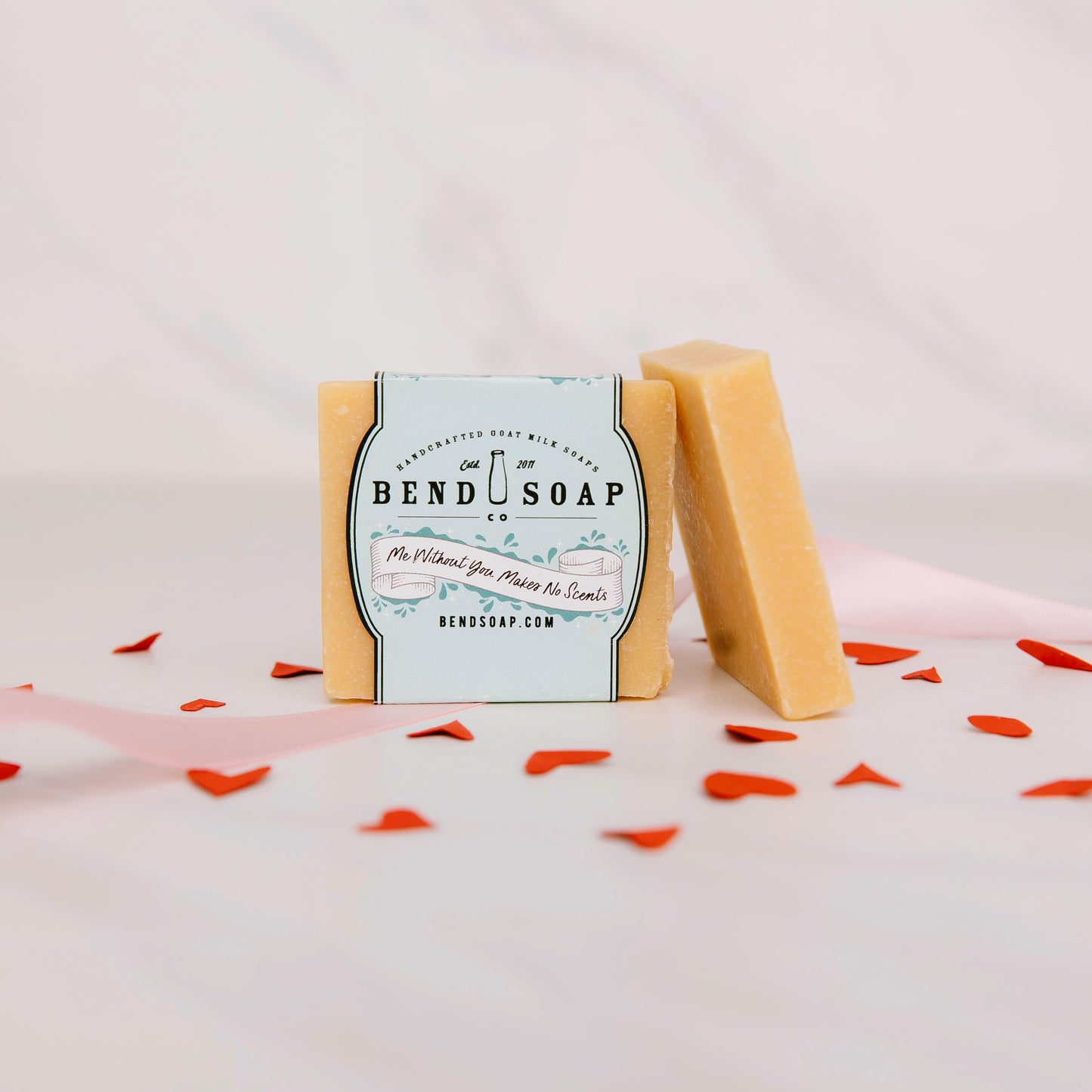 bend soap unscented valentine's day goat milk soap