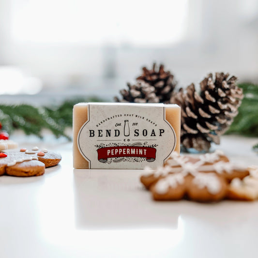 bend soap peppermint soap bar