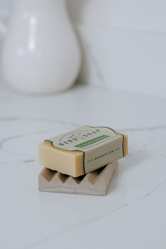 Natural Wood Soap Dish