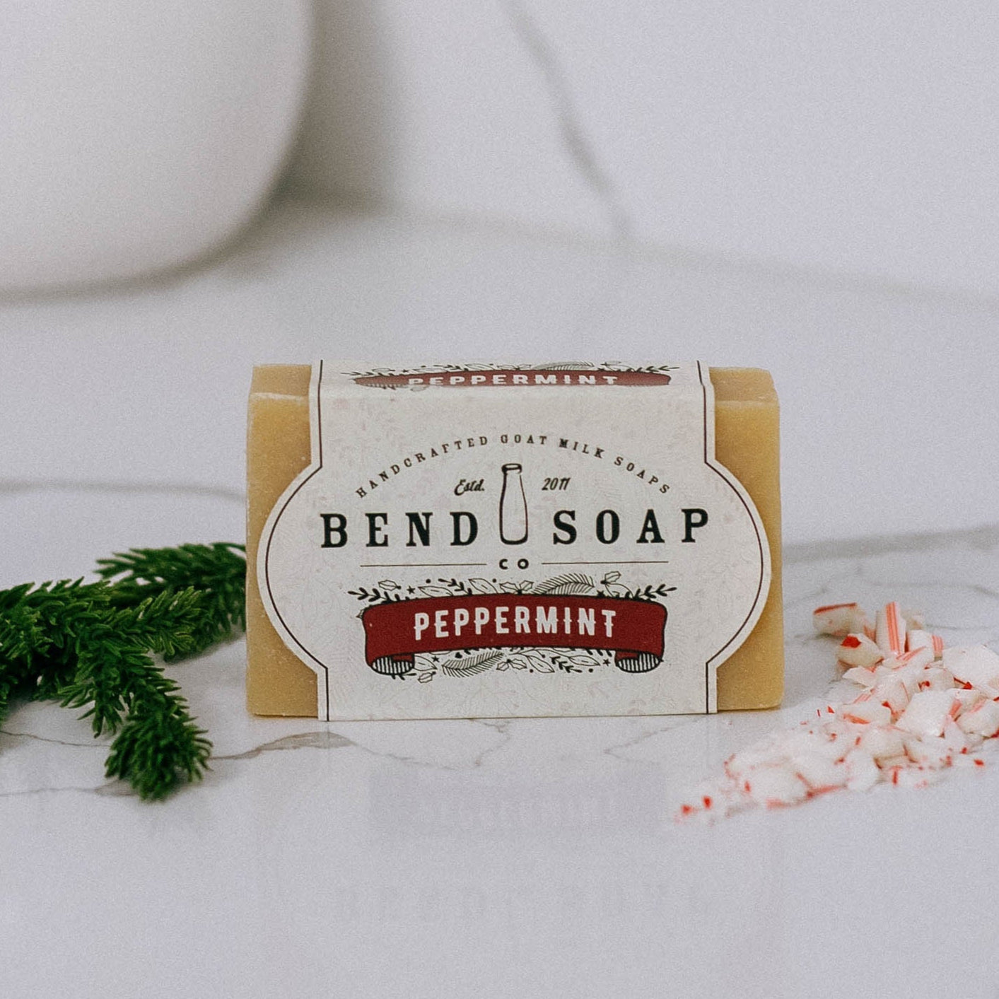 bend soap peppermint goat milk soap