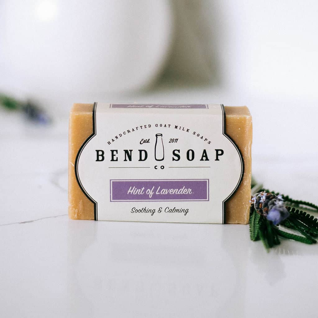 hint of lavender goat milk soap