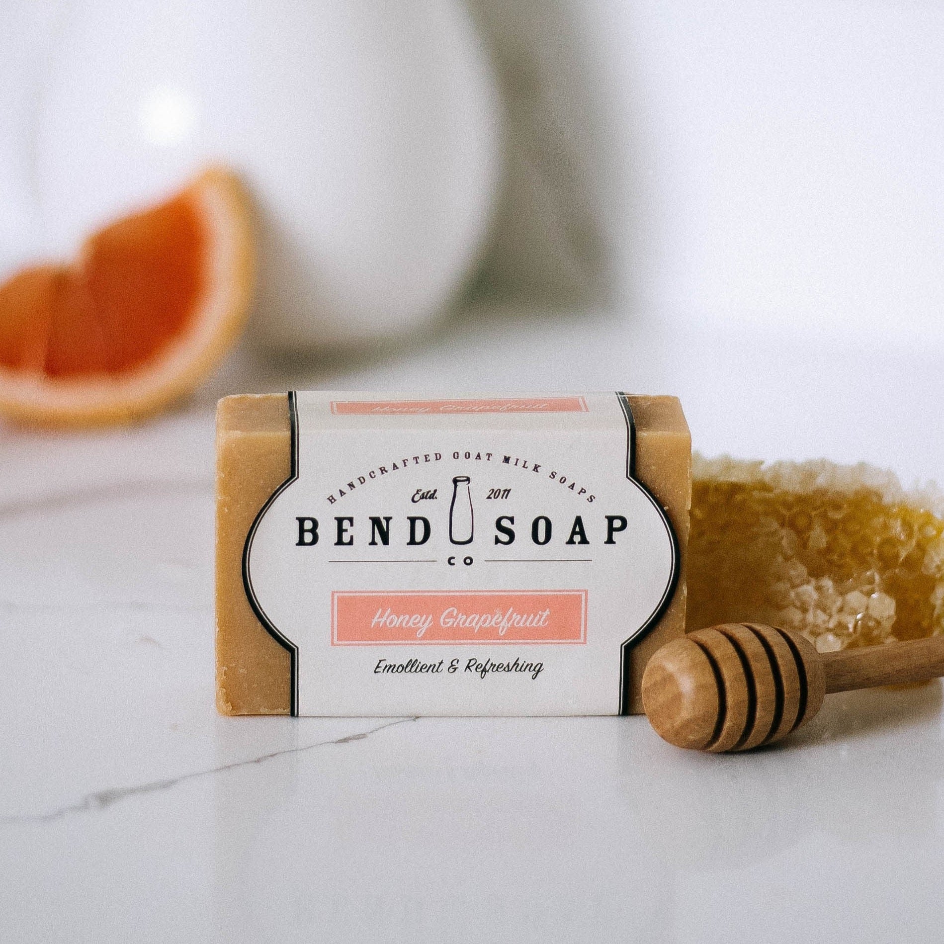 honey grapefruit goat milk bar soap